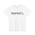 Baseball T-Shirt | Funny Baseball Fan Tee | Baseball Typography Design