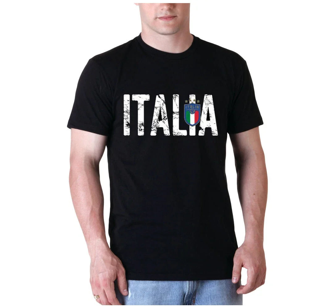 NEW! Italy Soccer Flag Colors Italia Distressed Design T-shirts S-5XL Unisex