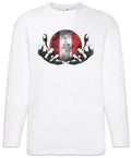 Peru Football Magic Ball Men Long Sleeve T-Shirt peruvian Soccer Flag World