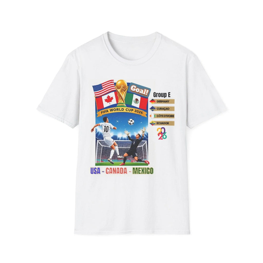 World Cup 2026 T shirt, Soccer FIFA Tee, Germany, Curaçao, Ivory Coast, Ecuador