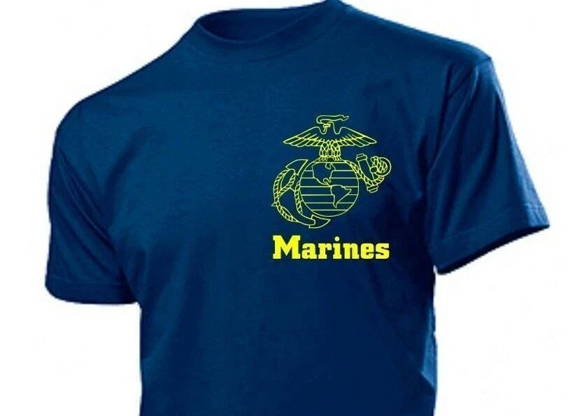 T-Shirt USMC Insignia Eagle Globe Anchor Seals US Army Marines Vietnam S-XXL #4