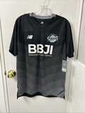 New Balance Boston Bolts Soccer Jersey Mens Large Black #50 BBJI NB Dry NWT