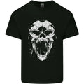 A Football Skull Footy Soccer Mens Light Cotton T-Shirt