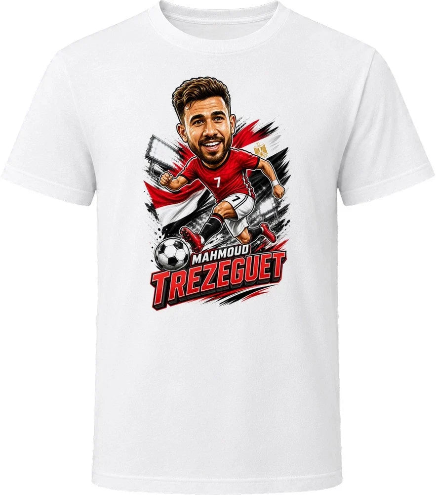 Mahmoud Trezeguet, Egypt Caricature Soccer 2026 T Shirt