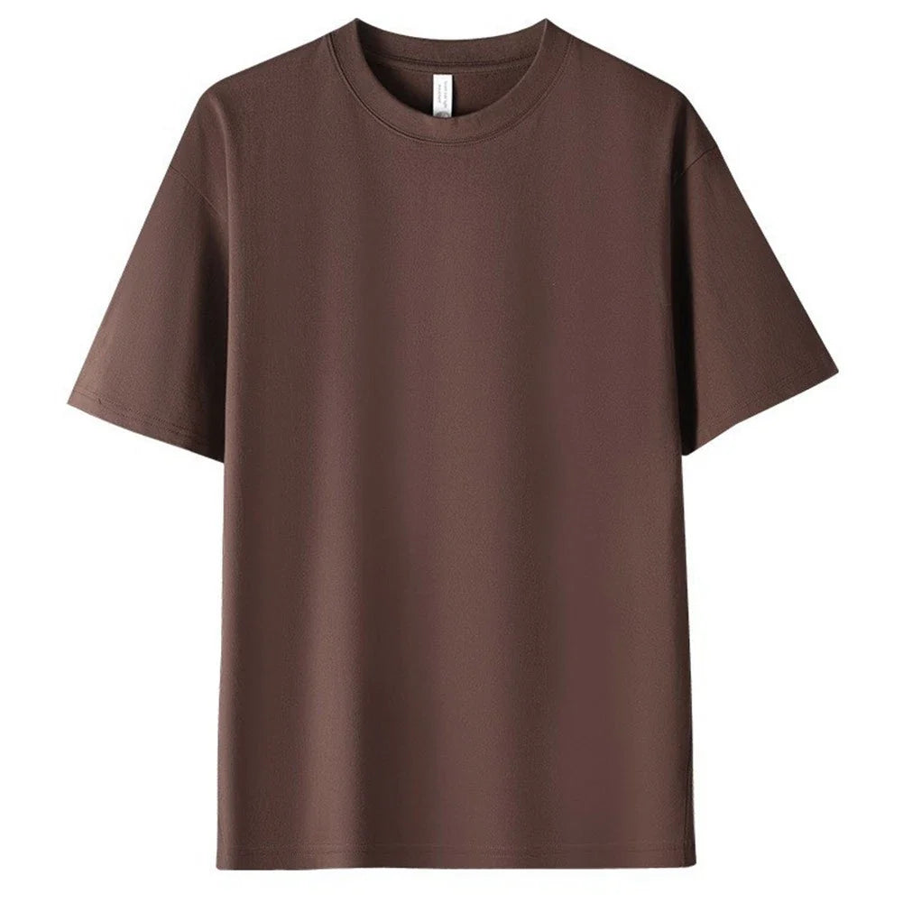 Men's Regular Length Short Sleeve T-Shirt Loose Fit for Streetwear Sports