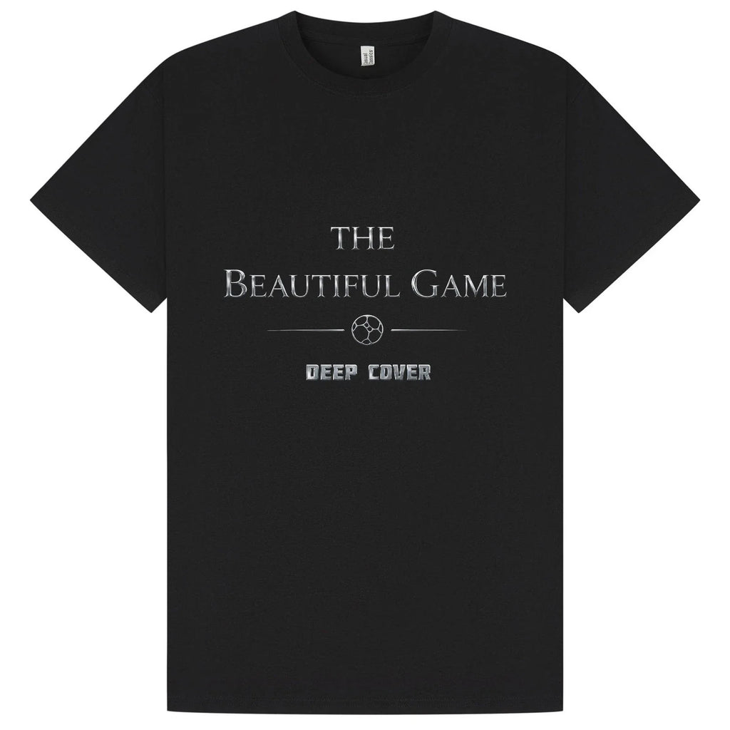 The Beautiful Game Cotton T-Shirt World Cup 26 in Black & Silver XS to 5XL