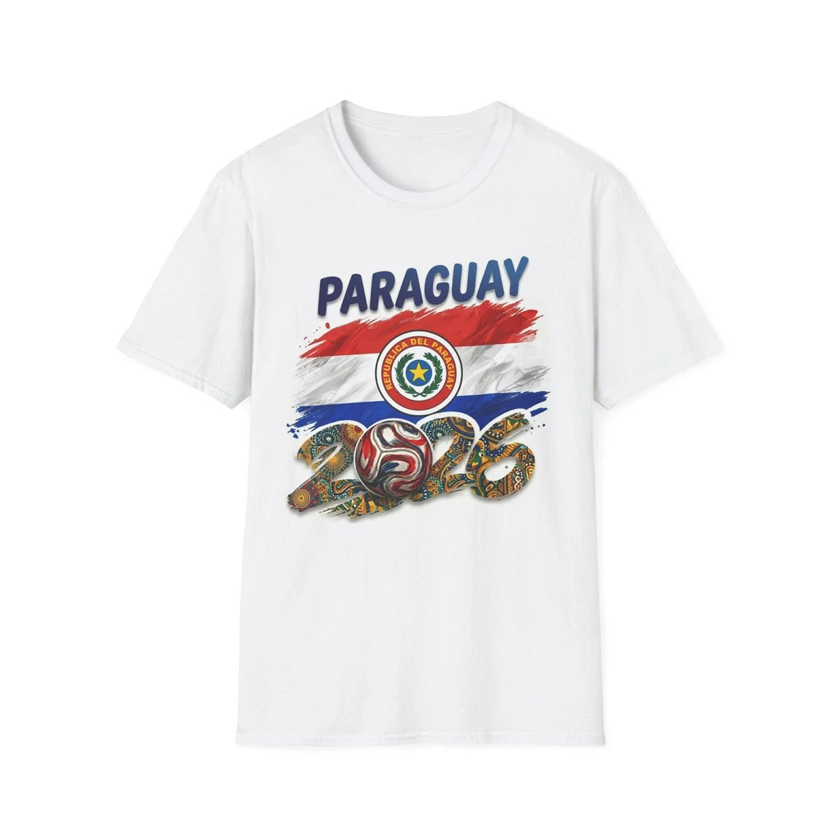 Paraguay Flag 2026 T-Shirt | Soccer World Cup Football Tee