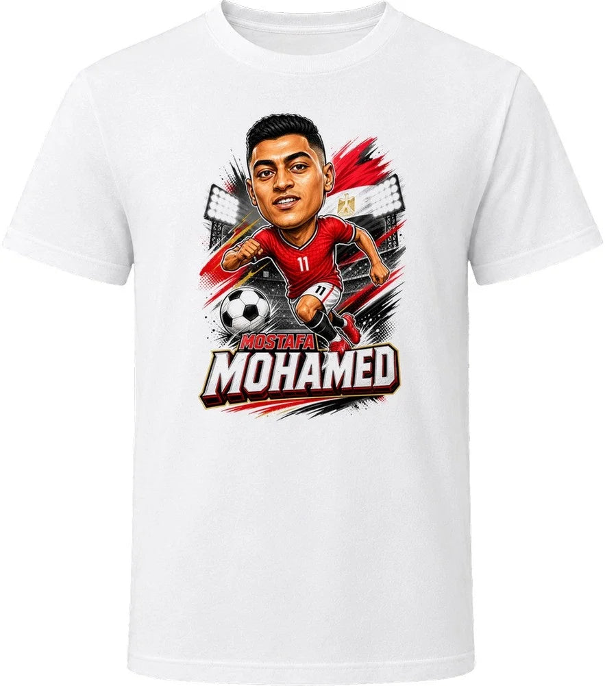 Mostafa Mohamed, Egypt Caricature Soccer 2026 T Shirt