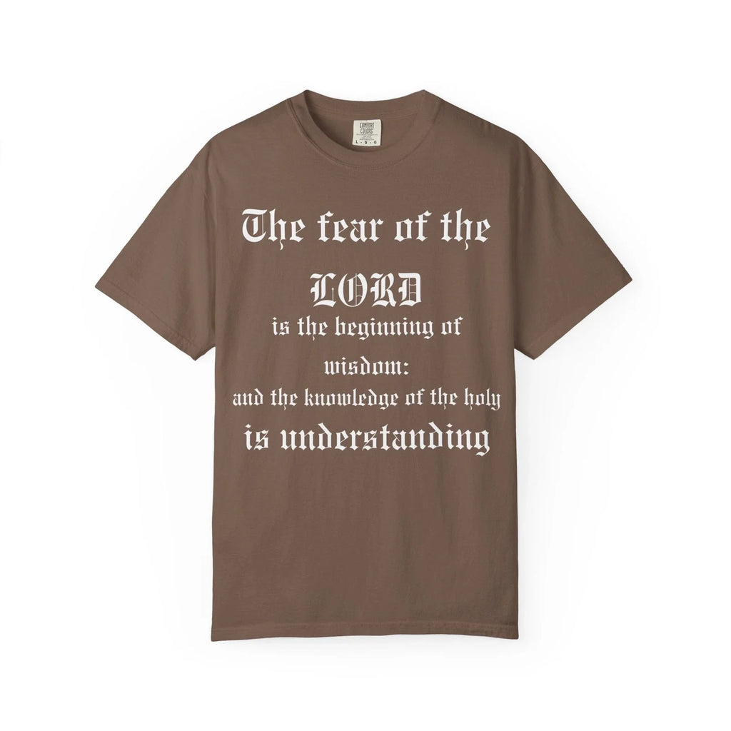 Proverbs 9:10 Shirt Proverbs Bible Verse T Shirt Christian Shirts For Men
