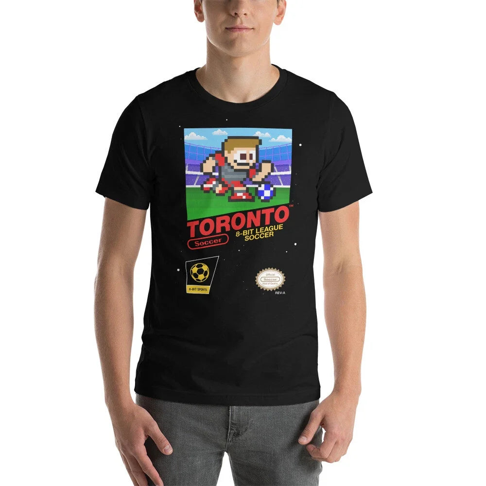 Toronto FC 8-bit Retro NES League Soccer Football Club Jersey Kit T-Shirt