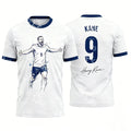 England Football T-Shirts 2026 World Cup Kane T-Shirts Polyester Breathable