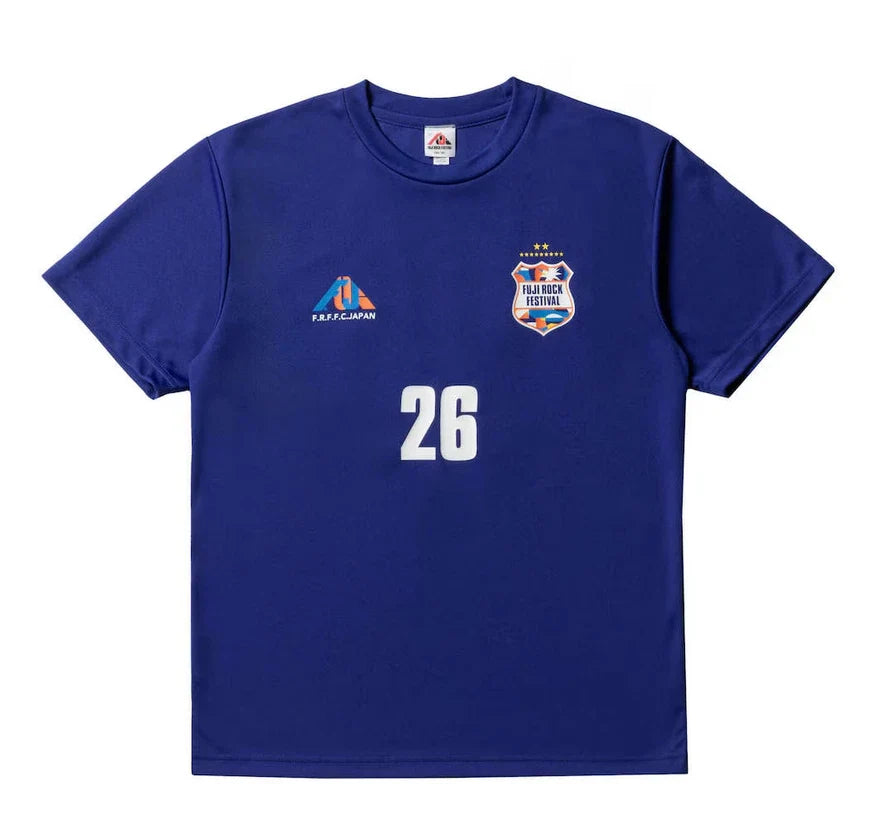 FUJI ROCK '26 Soccer T-Shirt Japan Blue 2026 Summer Unisex JP Limited Original