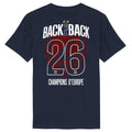 PSG Men's T-Shirt 2 Stars 2026 League Jersey Football Football Champions - 4XL