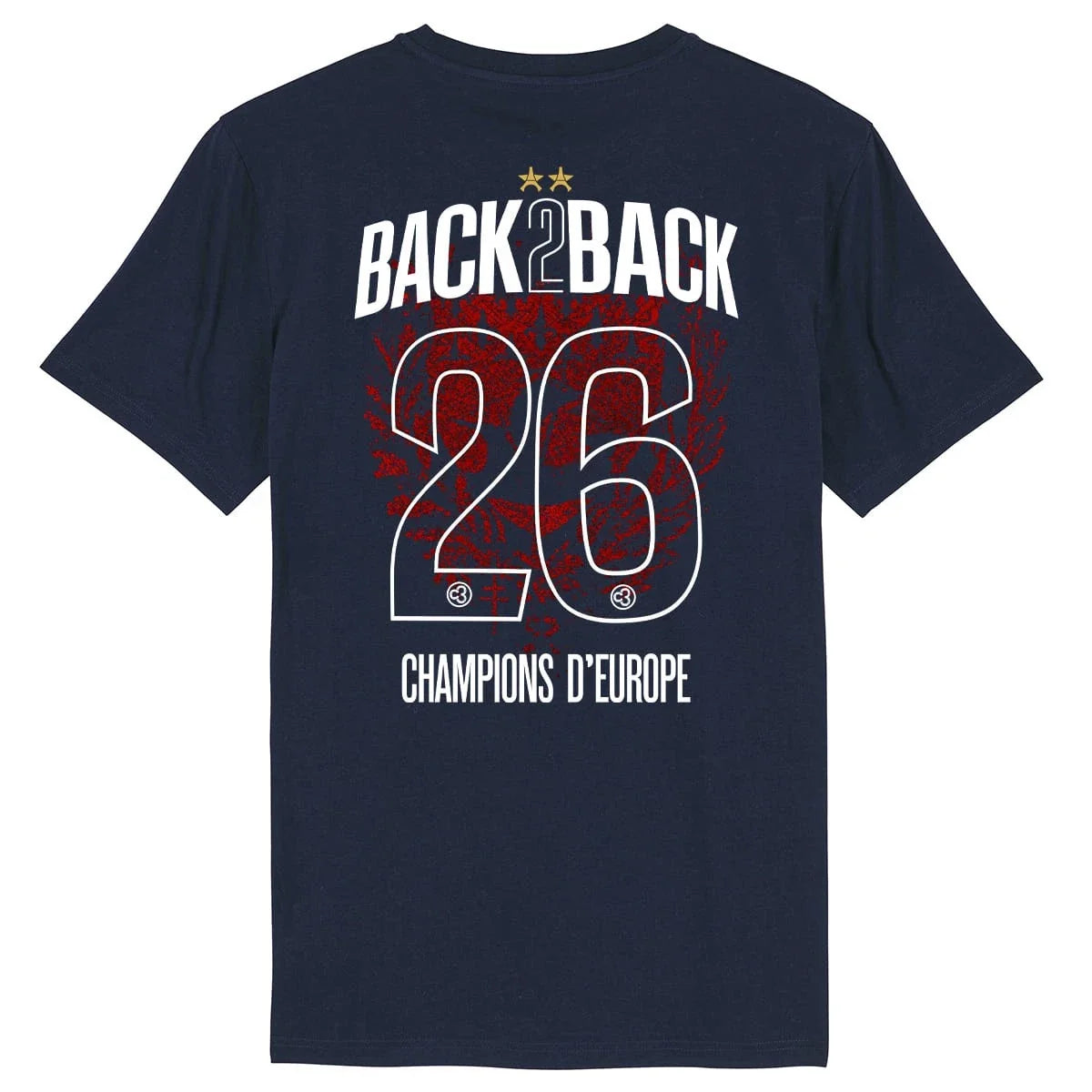 PSG Men's T-Shirt 2 Stars 2026 League Jersey Football Football Champions - 4XL