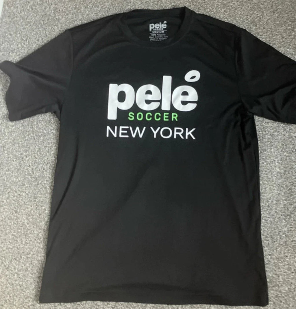 Pele New York Soccer Black T shirt medium