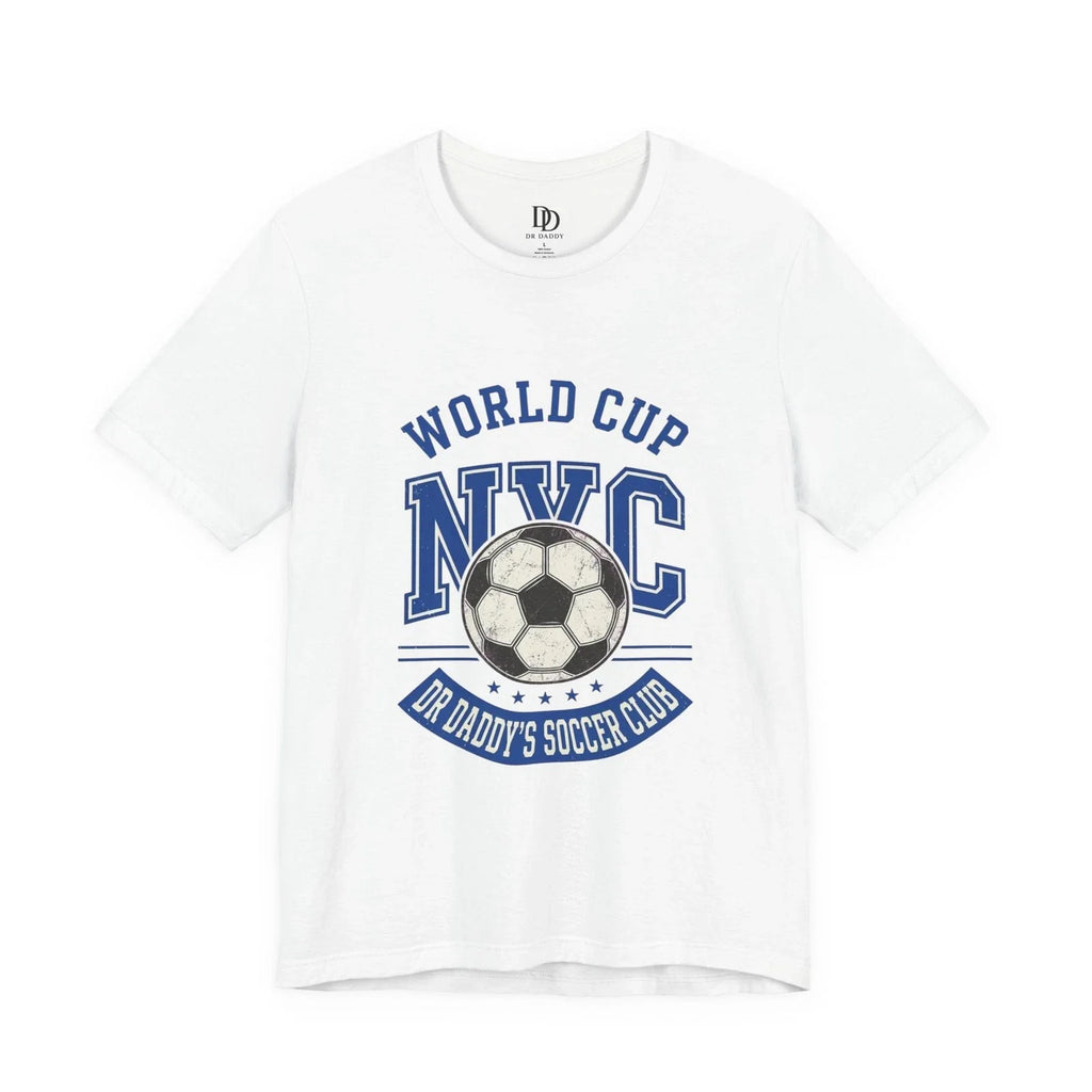 NYC Varsity Soccer Tee | Collegiate WORLD CUP Pride, Retro NYC Athletics