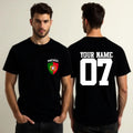 Personalized Team Potugal T-Shirt Custom Name Number Football Supporters Fan Top