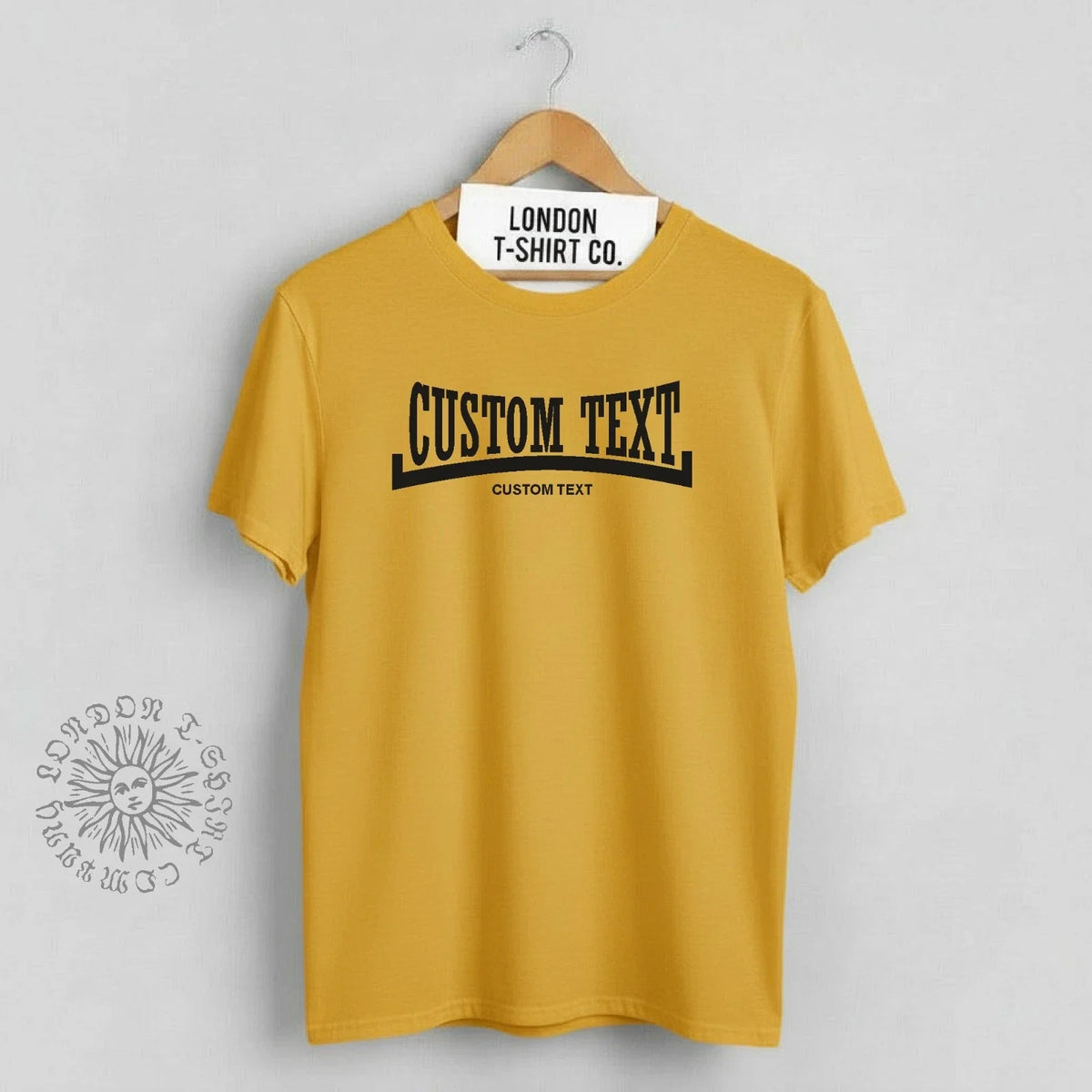 Personalised Custom Print T-Shirt - Football, Retro Boxing, Various Colours