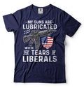 Funny Pro Gun Shirt Tears Of Liberals Shirt 2nd Amendment Shirt Anti Liberal Tee