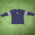 Vintage Reebok 1940s Football Jersey Style Long Sleeve Shirt Men's Large - 23x30