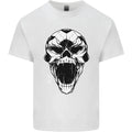 A Football Skull Soccer Footy Mens Light Cotton T-Shirt