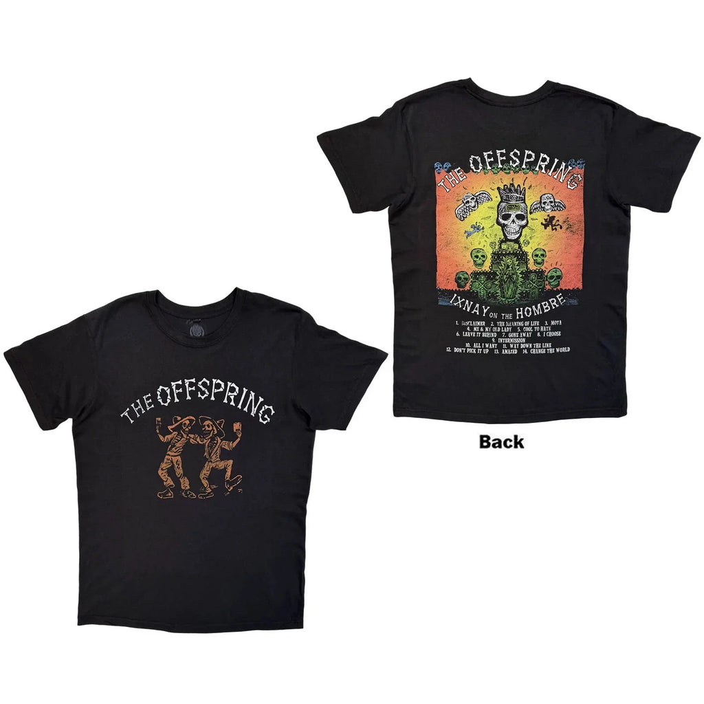 The Offspring  Premium Carbon T-Shirt: Ixnay On The Hombre (Black) (Back Print)