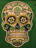 Oklahoma City Energy Green Sugar Skull T-Shirt Small S OKC Soccer