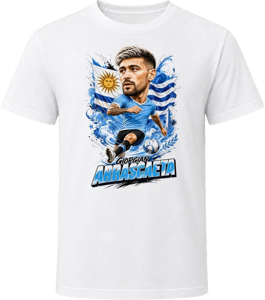 Giorgian De Arrascaeta Uruguay Soccer Caricature 2026 World Cup T Shirt