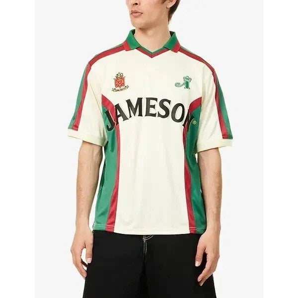 Awake NY Jameson Irish Whiskey Soccer Jersey T-Shirt Blokecore Retro Bloquette S