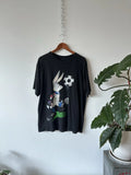 Vintage Wild Oats Bugs Bunny T Shirt All Over Print World Cup Soccer Made in USA