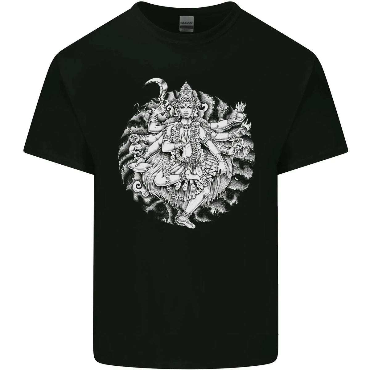 Goddess Shiva Hindu God Hinduism Religion Mens Cotton T-Shirt Tee Top