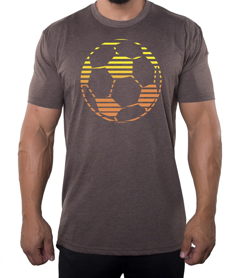 Soccer Ball Sun, Graphic T-shirts, Men's Soccer Shirts