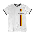 Mens GERMANY TShirt 2026 Football Country Name Side Retro Strip German World Cup