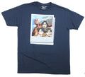Attack On Titan Adult New T-Shirt - Poloraoid Main Cast Pic With Titan