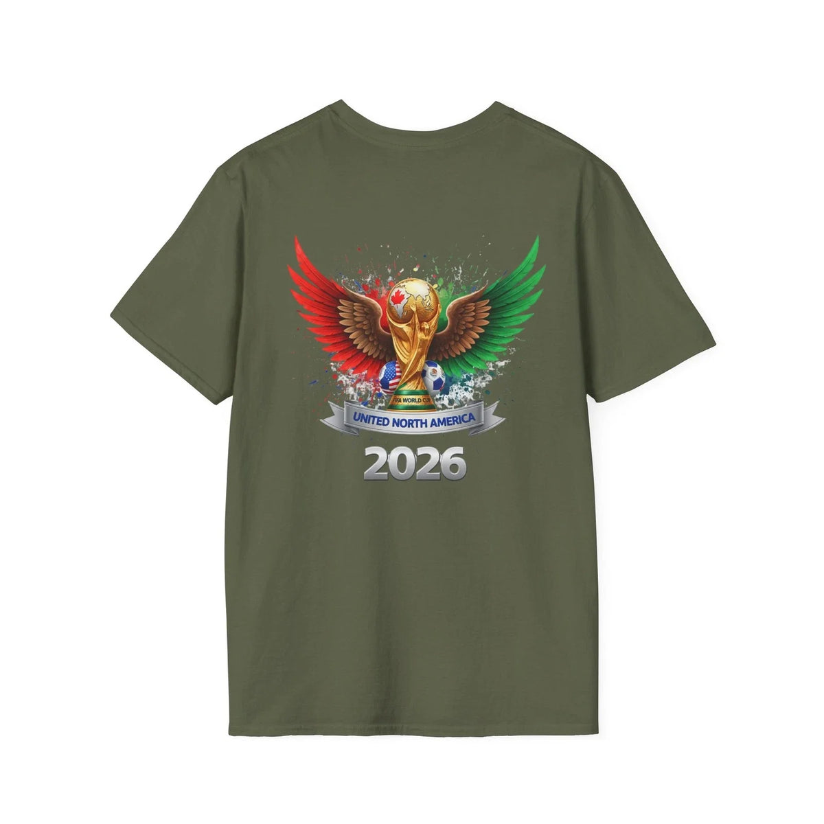 World Cup Trophy Wings T-Shirt | 2026 United North America Soccer