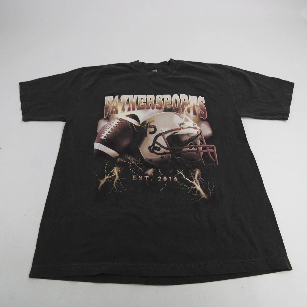 Los Angeles Apparel Short Sleeve Shirt Men's Dark Gray Used L