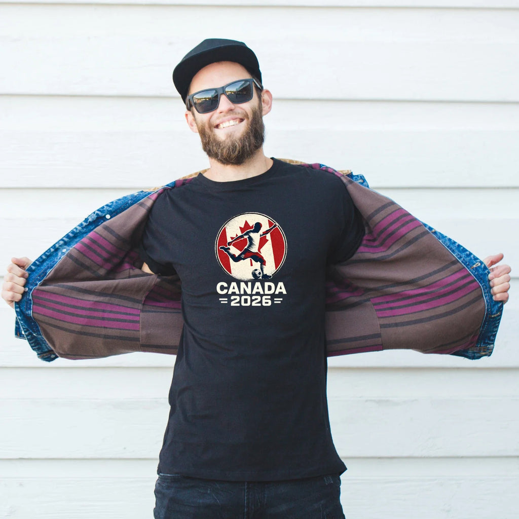North America Apparel Collection for Soccer Fans 2026 CANADA Unisex  T-Shirt
