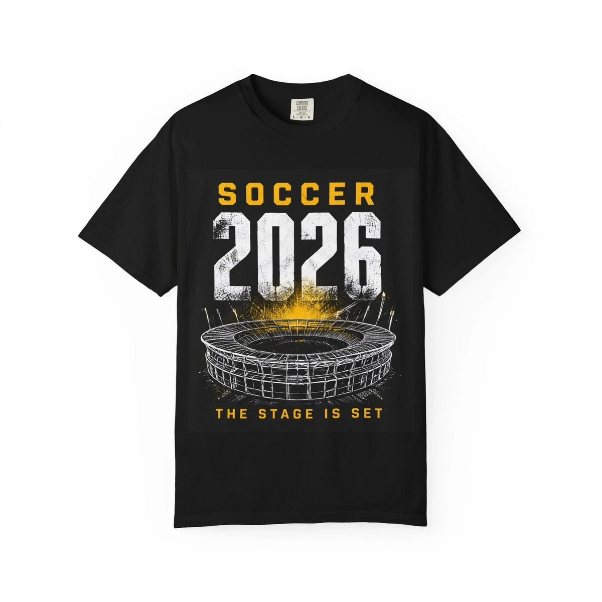 Soccer 2026 Stadium Graphic T-shirt | The Stage Is Set