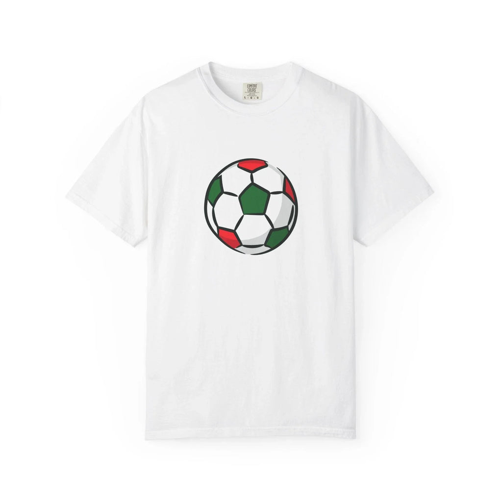 Italian Flag Soccer Ball T-Shirt | Football Graphic Tee