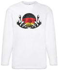 Germany Football Magic Ball Men Long Sleeve T-Shirt german Soccer Flag