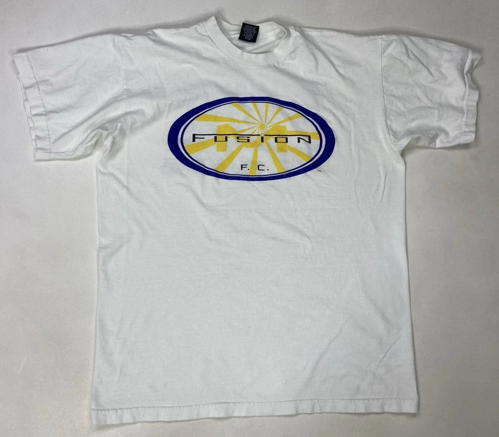 VINTAGE MLS Miami Fusion FC 1999 Graphic T-shirt Men Large Soccer Futbol 90s