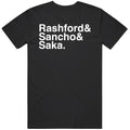 3 Kings Rashford Sancho Saka England Soccer Fan  T Shirt