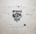 Vintage 1990s Kick O.L.P Newcastle United Soccer Toon Army Breakthrough TShirt