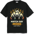 Match Day Mode Global Football T-Shirt – Soccer Fan Graphic Tee, Game Day Outfit