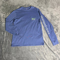 Vineyard Vines Mens XS Blue Soccer Balls Whale Long Sleeve Shirt Pocket Graphic