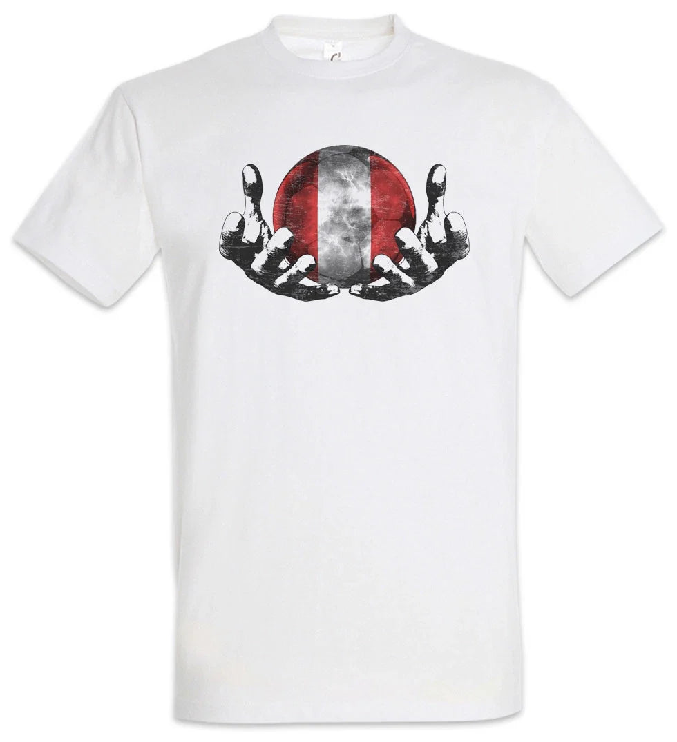 Peru Football Magic Ball T-Shirt peruvian Soccer Flag Banner World Championship