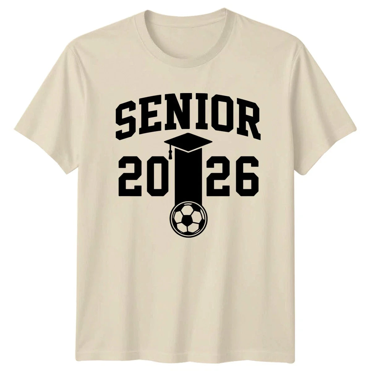 Senior 2026 T-Shirt Soccer Graduation Great Gift For Him And Her