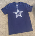 NWT Men’s Fanatics Dallas Cowboys Dak Prescott Navy Jersey T-Shirt Size Large
