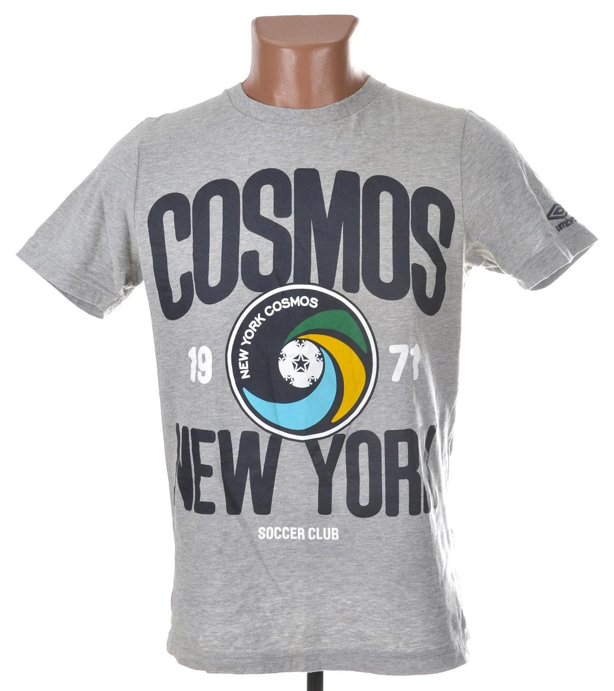 NEW YORK COSMOS 2010'S AWAY FOOTBALL COTTON TEE SHIRT SIZE S WOMEN