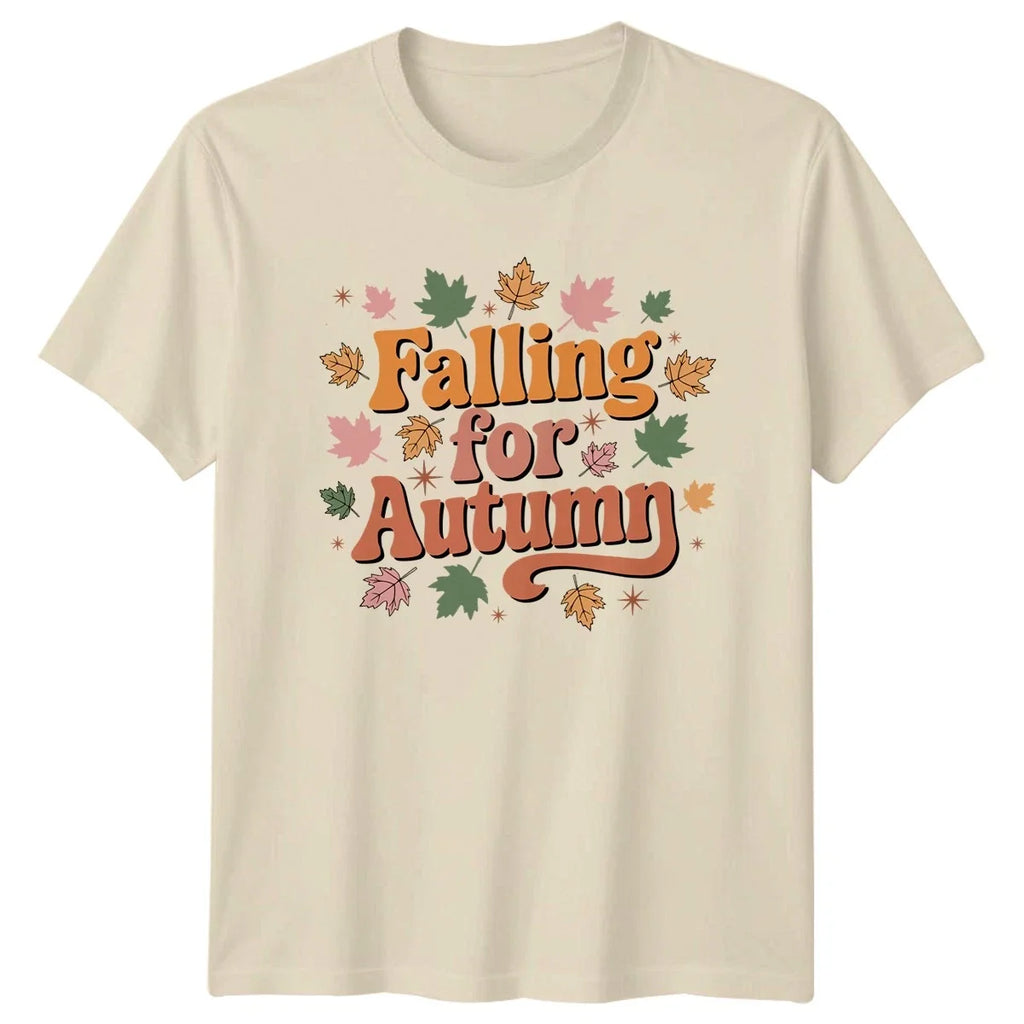 Falling For Autumn T-Shirt Fall Season Typography